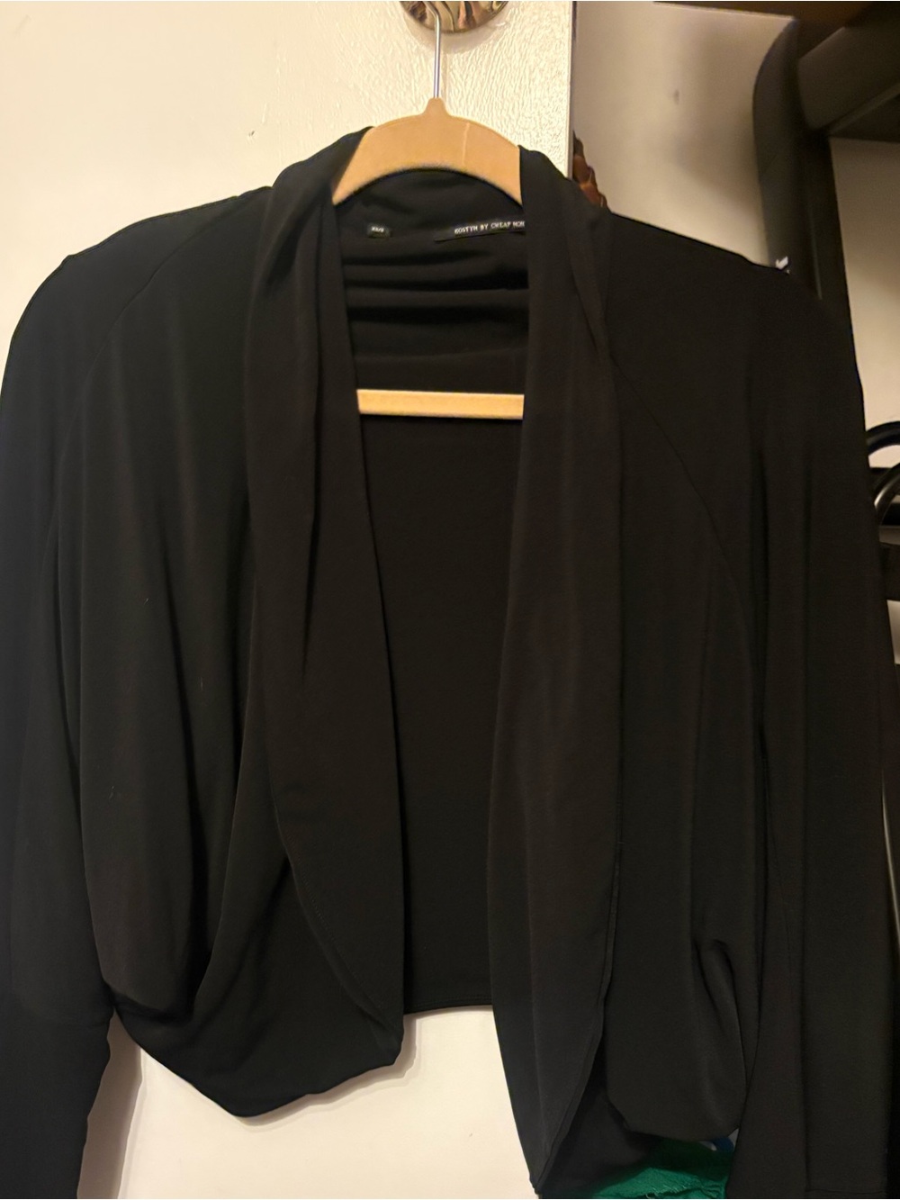 Cheap Monday Black Cropped Vintage  Bolero Jacket